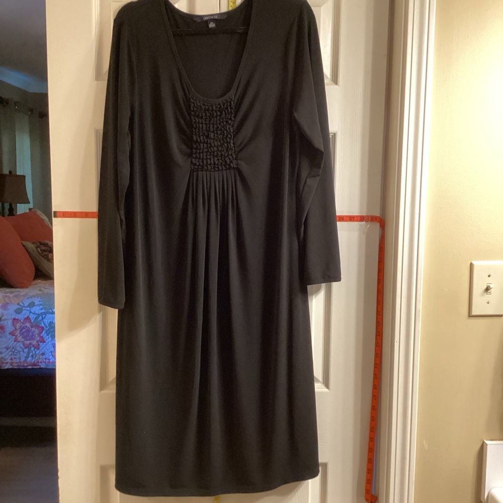 Chadwicks Black Long Sleeve Dress